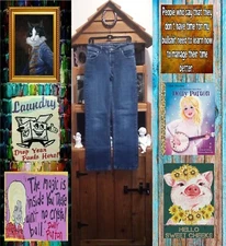 (7-13) "RIDERS BY LEE" WOMEN'S Sz. 6 MEDIUM STRETCH JEAN PANTS