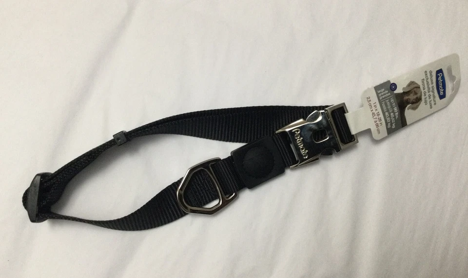 "Nuevo collar de perro Petmate Signature Deluxe 1 X 18 - 26"" costuras de alta resistencia, resistente" Foto 3 de 4