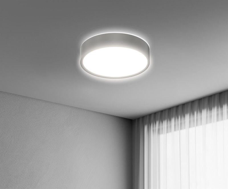 Century Blanca Luxe Grigio 24W: Plafoniera LED 3CCT Professionale