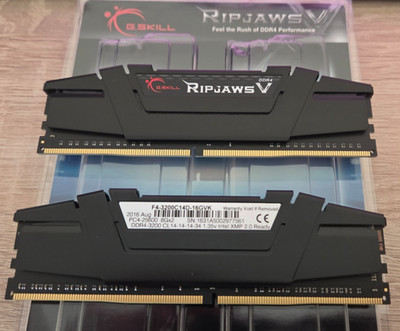G.Skill Ripjaws V DDR4 3200 Mhz CL14 16 GB Ram Kit (8GBx2) OVP