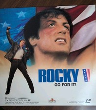 Vintage Original Rocky V Laser Disc - Like New