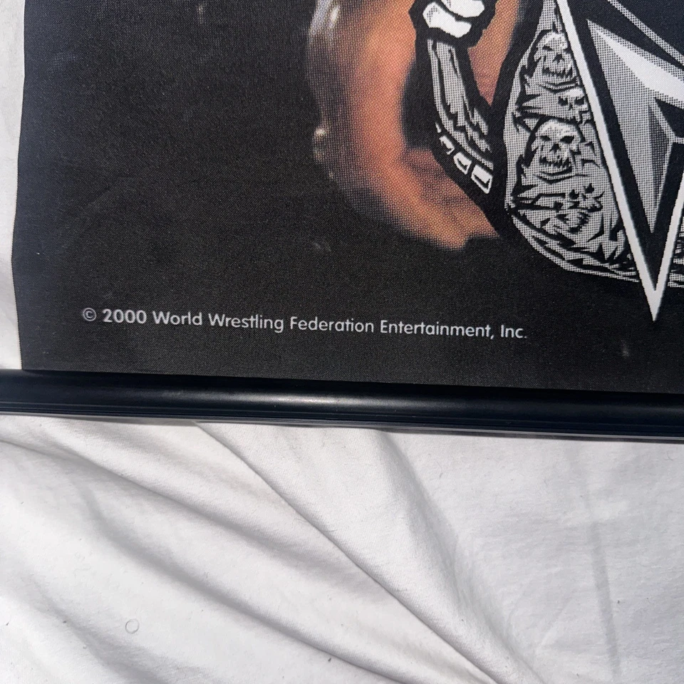 Bandera de Steve Austin Stone Cold de colección WWF 2000 42"x31"-No confíes en nadie Foto 3 de 3