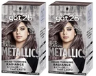 2-PACK Got2b Schwarzkopf M83 Urban Mauve Hair Dye purple gray lavender pink