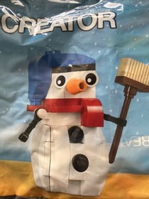 LEGO Creator 30197 Snowman Winter Seasonal Polybag Toy Set NEW SEALED