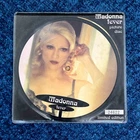 MADONNA FEVER 7'' PICTURE DISC VINYL w PROMO BACK CARD Erotica