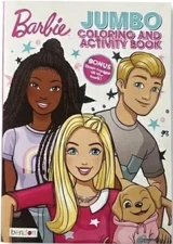 Ɣ BARBIE 💕 JUMBO ●COLORING & ACTIVITY● Tear-N-Share Coloring & Activity Book.