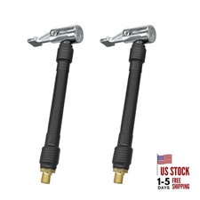 2PCS Car Tire Inflator Hose Adapter, Locking Tire Chuck Tube, Air 5 inch