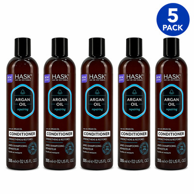 Hask Argan Oil Repairing Conditioner Strengthens & Restores 12 fl oz 5 Pack New