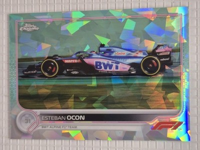 Topps Chrome Sapphire F1 2022 - Esteban Ocon IV Aqua /99