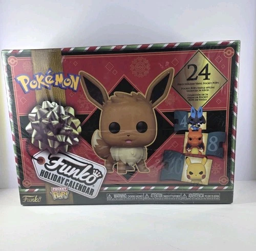 Funko Pop Holiday Calendar Pokemon 24 Pocket Pop Vinyl Figures New Sealed