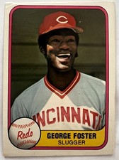 ungraded George Foster #202 1981 Fleer baseball card