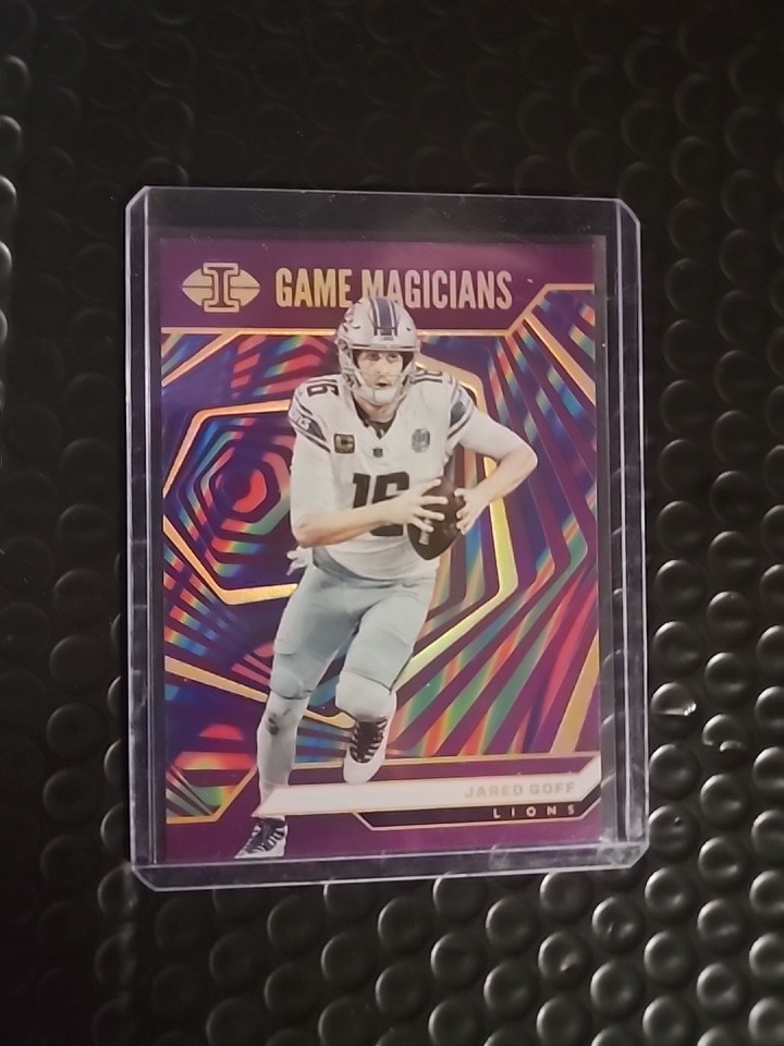 2024 Panini Illusions - Game Magicians Jared Goff #9 Purple /50