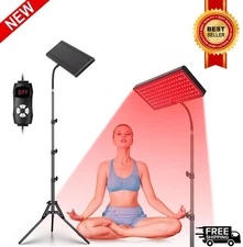 Red Light Therapy Lamp with Stand, 660nm Red & 850nm Infrared Light for Body
