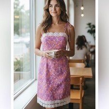 Lilly Pulitzer 60s/70s Floral Pastel Dress, vintage the Lilly size 6