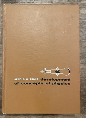 Development of Concepts of Physics Arons 1965 First Edition HC Vintage Physics