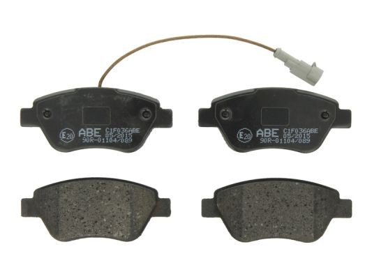 Vorderachse Abe C1F036ABE Bremsbelagsatz, Scheibenbremse FüR ,Abarth,Alfa Romeo,-image