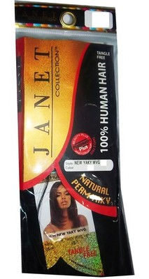 Janet Collection 10 Inch New Yaky 100 Human Hair Weave Pack of 1 Volume Exten...