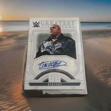 2024 National Treasures WWE Rikishi WWE's Greatest Signatures  Auto #/75