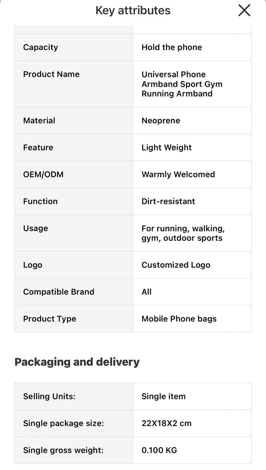 Braçadeira de corrida suporte para celular em várias cores - academia corrida fitness - Imagem 2 de 4