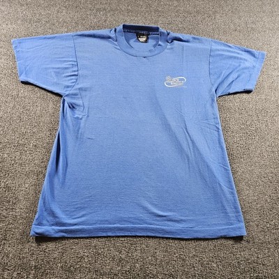 Vintage GE We'll Make You A Believer 90s T-Shirt Screen Stars Best Blue L USA