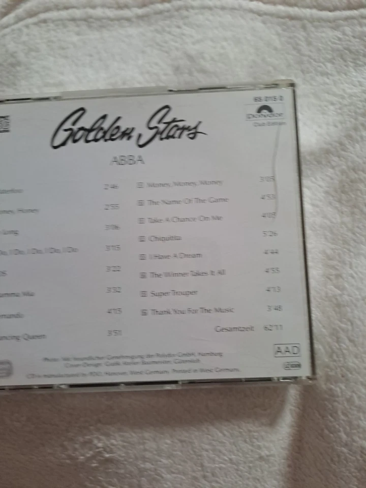 ABBA - Golden Stars - CD - Polydor 650150 - Club Edition - neuwertig - Bild 2 von 3