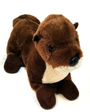 Aurora World Plush - Mini Flopsie - SLIDDY the River Otter 8 inch 