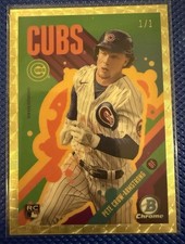 Marketplace image: 2024 Bowman Chrome Pete Crow-Armstrong Superfractor RC 1/1 - Ascensions Case Hit