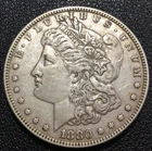 1880 Morgan Silver Dollar, VF/XF. Beautiful, Problem Free! G135