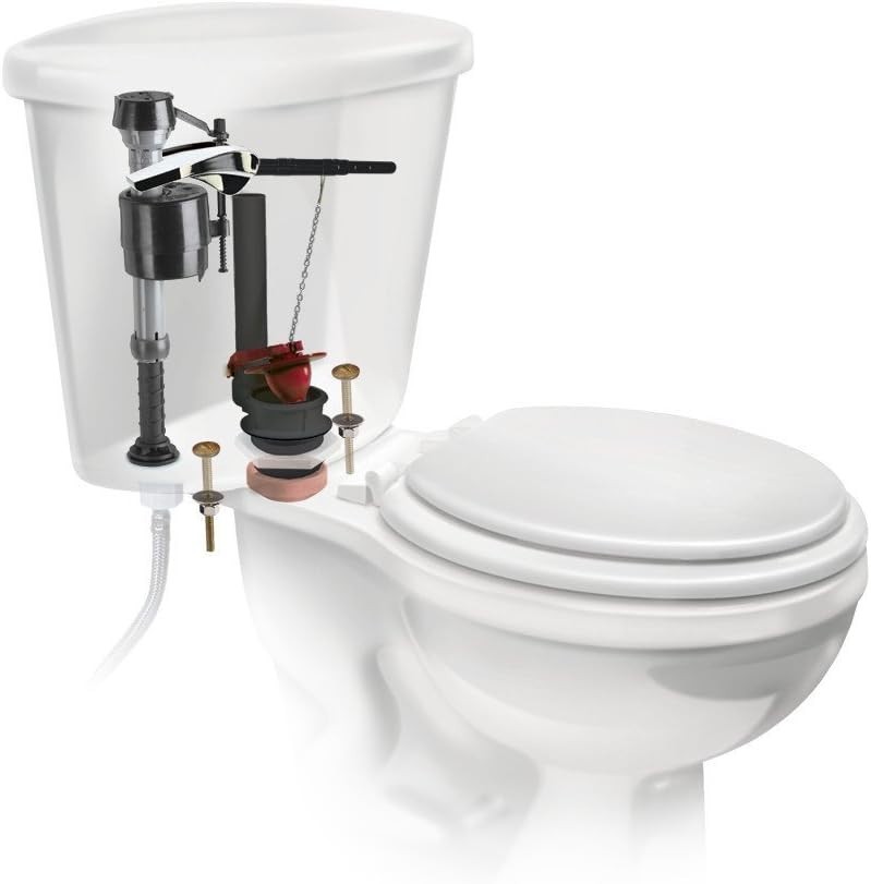 All-In-One Toilet Repair Kit for 2-Inch Flushing Systems - Quick Setup