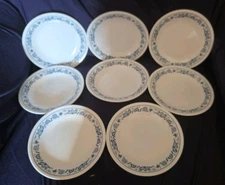Corelle Old Town Blue Onion Dessert Bread Plates 6 3/4"  Salad Dessert  Set of 8