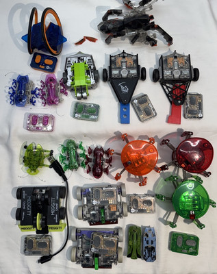 HEXBUG & Battle Bots Micro RC Cars - Lot - Tested Paired Sets & Spares