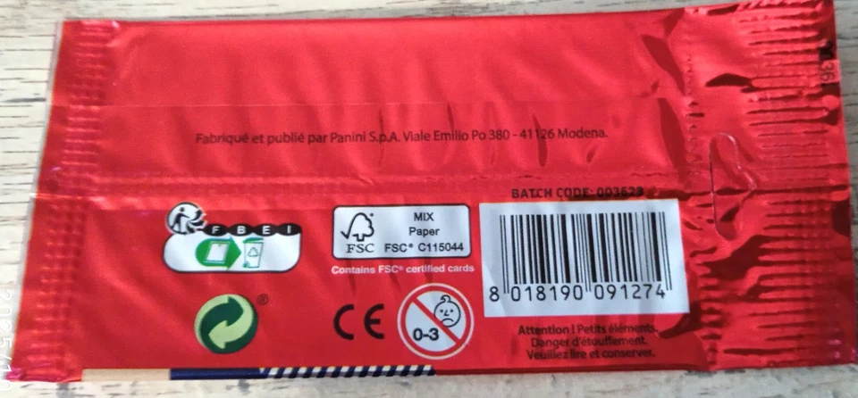 Pochette NEUVE 120 SACHETS DE 3 Sticker WORLD CUP 360 PHOTO Panini CARREFOUR FFF - Photo 3/4