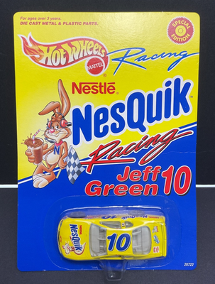 Hot Wheels Special Edition Nestle NesQuik 1:64 #10 Jeff Green Die