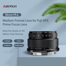 AstrHori 55mm F5.6 Manual Focus Portrait Lens for Fujifilm Fuji GFX mount Camera