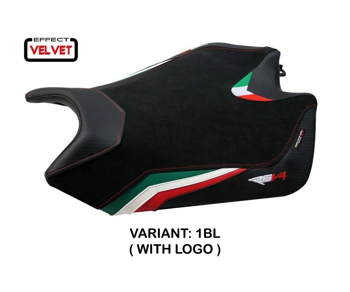 Seat saddle cover Torino Velvet Black (BL) TPZ for APRILIA RSV4 2009 2020 0g