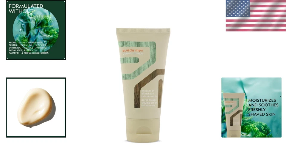 Crema hidratante y para después del afeitado de doble acción Pure-Formance para hombre con menta verde - 2,5 OZ Foto 2 de 4