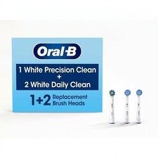 Oral-B Electric Toothbrush Replacement Brush 1 Count Pack of 3 , White OEM