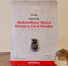 Verizon SanDisk MobileMate Micro Memory Card Reader New In Box