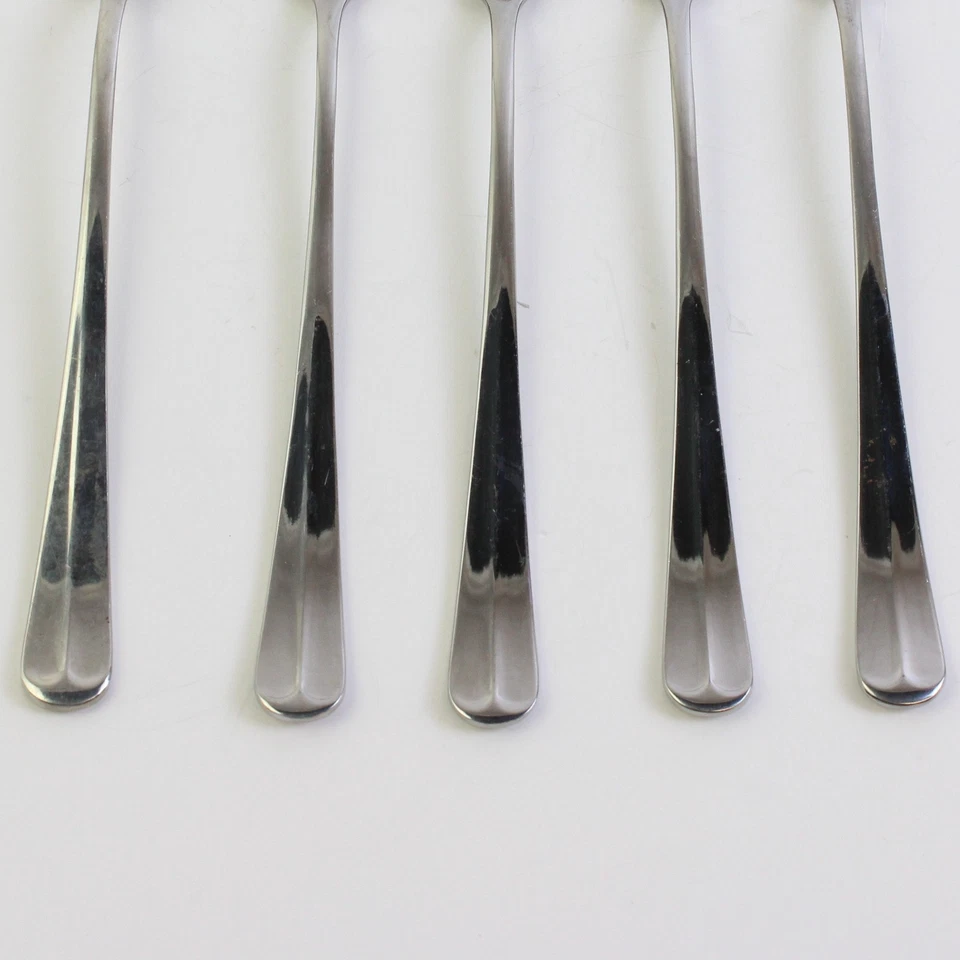 Lote de 5 cucharas de té helado cubiertos Retroneu Jamestown (ino inoxidable) Foto 3 de 4