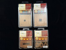 Spellbinders Nestabilities Die Cut Stencils Lot Of 4