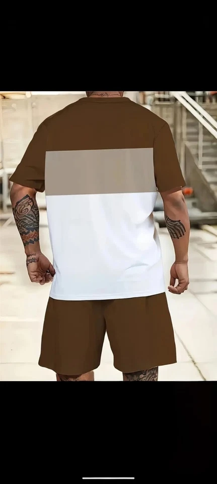 6X Big N Pantalones Cortos Altos N Conjunto de Camiseta para Hombre Envío el Mismo Día Nuevo con Etiquetas 6X Foto 3 de 4