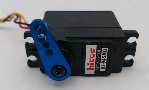 Hitec HS-645MG Ultra Tourque Servo Metal Gear W/ Blue Aluminum Arm