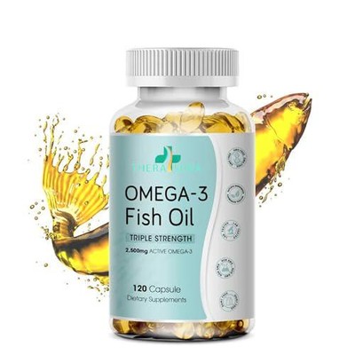 Triple Strength Wild Alaskan Omega-3 2500mg + EPA 1,300mg + DHA 1,200mg, for and