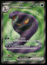 ARBOK EX 185/165 ULTRA RARE 151 POKEMON HOLO NM