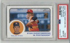 2022 TOPPS HERITAGE HIGH NUMBER ALL ABOARD #AA8 NOLAN RYAN ASTROS PSA 10 LOW POP