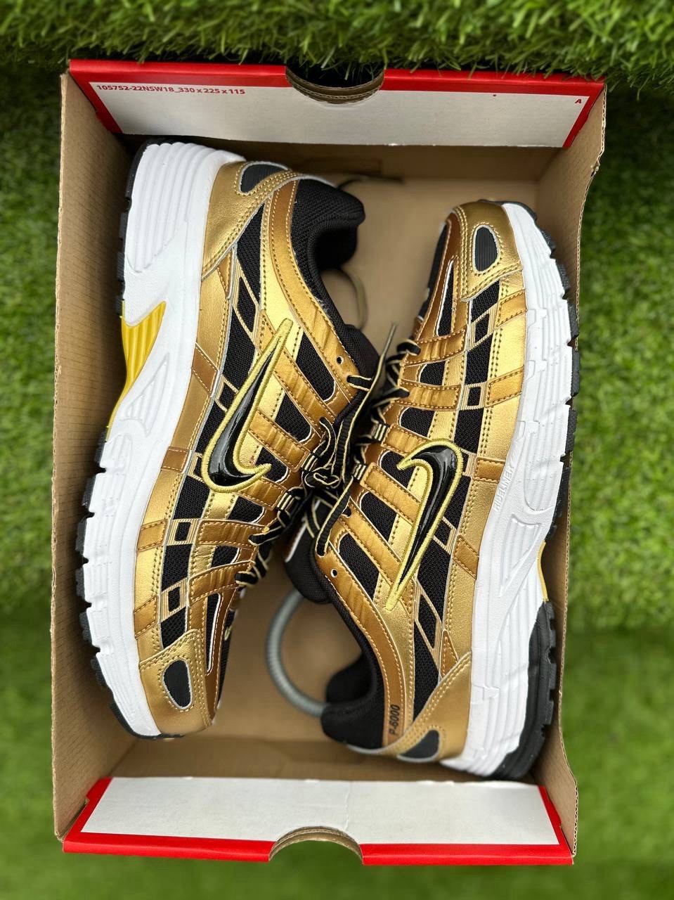 Running shoes Nike P-6000 BlackMetallicInfiniteGold Mens Authentic BrandNew 13-image