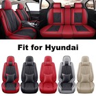 For Hyundai Elantra Tucson Seat Covers 5 Seats Full Set Front Rear Nappa Leather