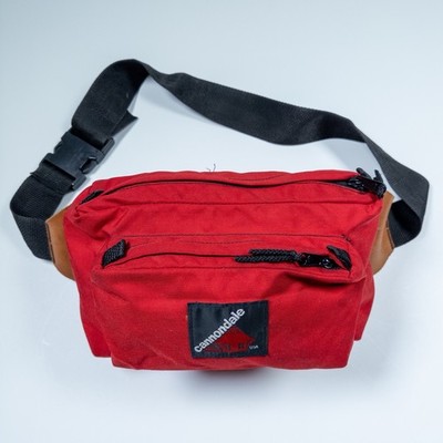 Vintage Cannondale USA Red Fanny Pack Waist Bag Hip Pack Cycling Outdoor