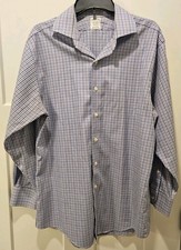 Brooks Brothers Regent 16-32 Plaid Supima Cotton Non-Iron Dress Shirt