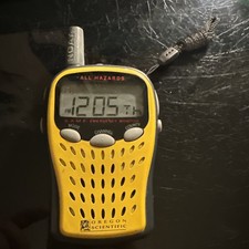 Oregon Scientific Emergency Portable Weather Radio No. WR102N Yellow Tested